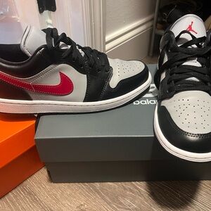 Nike Air Jordan Low Black and Gray Sneakers